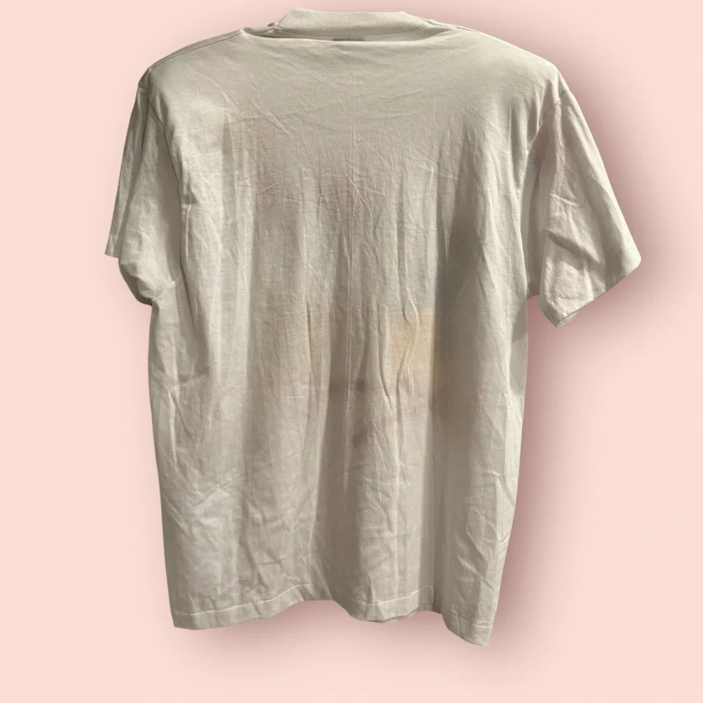 NWT Deadstock Vintage Hand Painted Graphic Tee | Indie Art Whimsical Scene - Picture 3 of 5